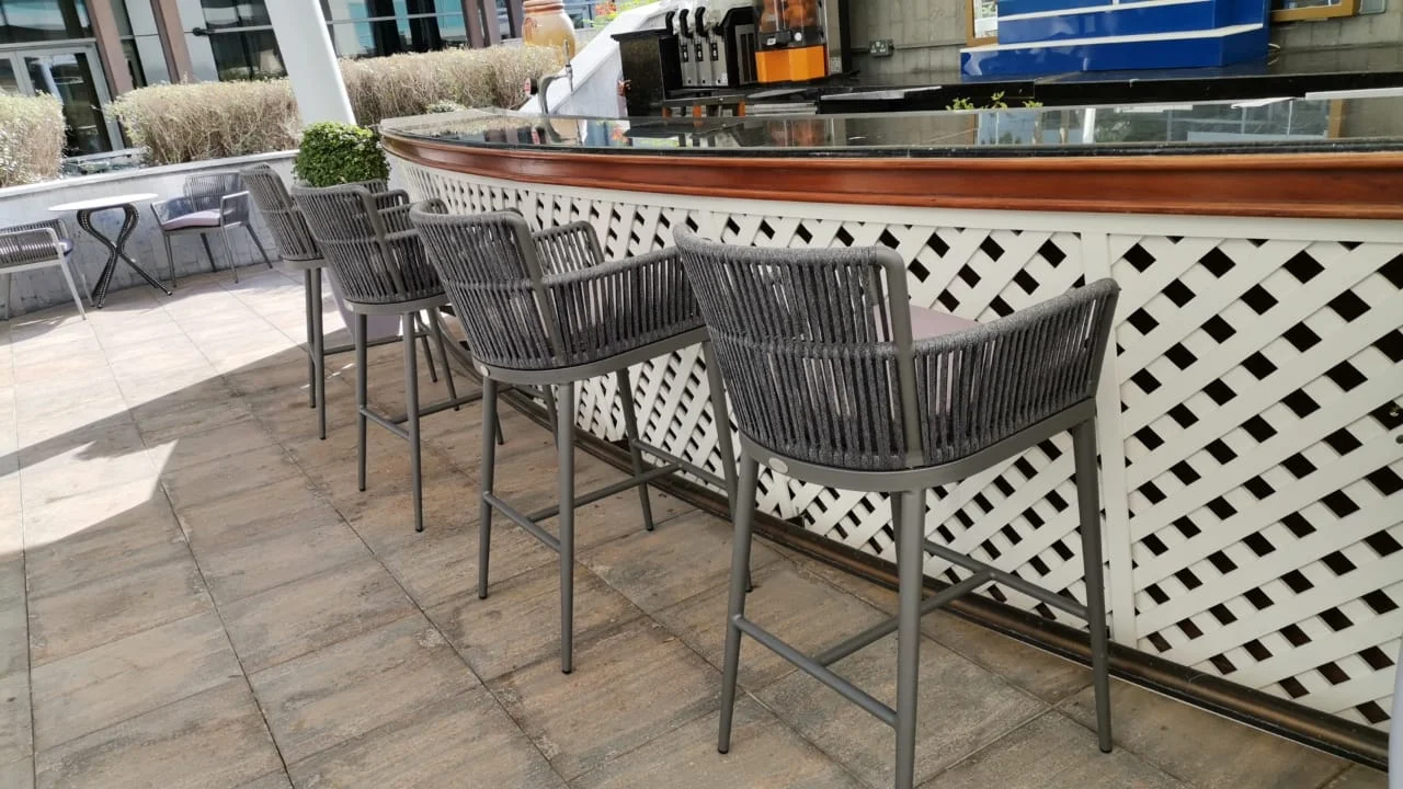 Outdoor bar chairs